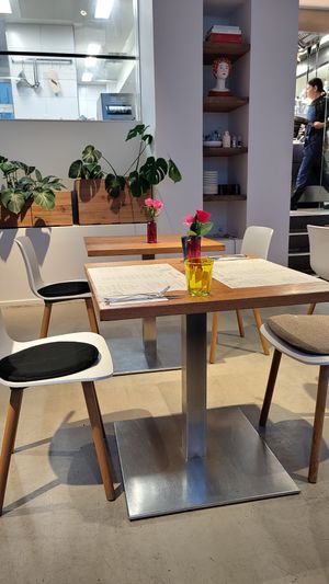 Interior at Trattoria Senza in Berlin