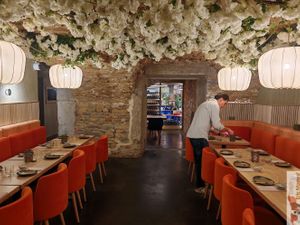 Privative group on cellar at Bloom Sushi in Lyon