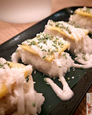 mango Sticky Rice. at Bloom Sushi in Lyon