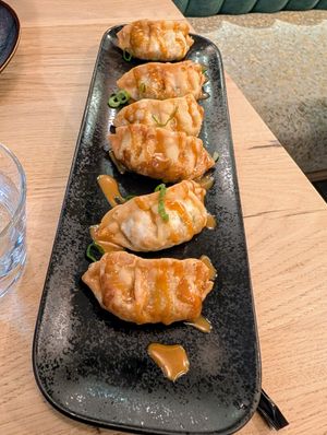 Zalmon Gyoza at Bloom Sushi in Lyon
