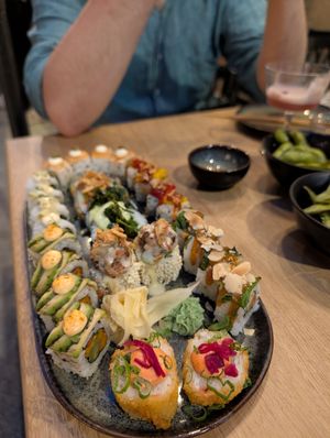 Omakase for two, 28 pieces at Bloom Sushi in Lyon