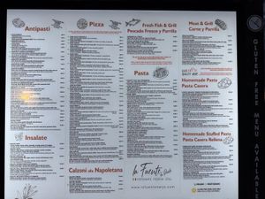 Carta at La Fuente in Nerja