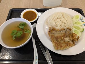 Haianese Grilled Mushroom Rice at So Vegan - Lotus in Bangkok
