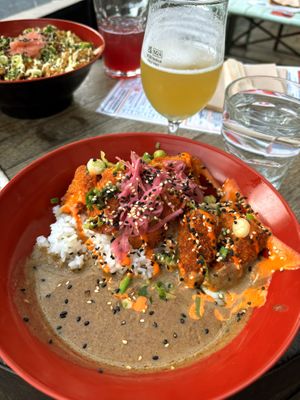 Tofu katsu  at Yuzu Street Food in Harrogate