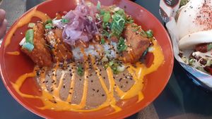Tofu Katsu curry at Yuzu Street Food in Harrogate