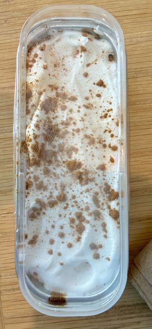 Coquito tres leches cake  at Casa Borinqueña in Philadelphia