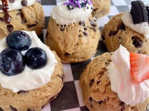 Cookie Dough Scoops! at Cinnaholic in Waterloo