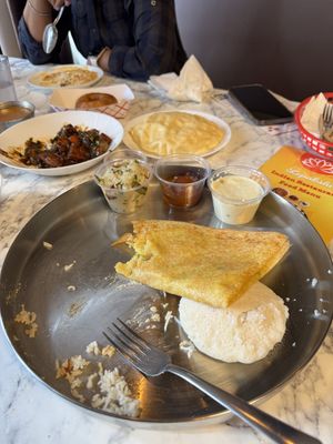 Mini Tiffin Thaali 1 - Almost done  at Lepakshi Authentic South Indian Restaurant in Guelph