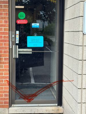 The entrance is not wheelchair accessible   at Lepakshi Authentic South Indian Restaurant in Guelph
