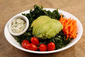 Kale Avocado Salad at Avocado Vegan Cafe in Alpharetta