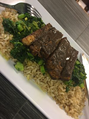 Coconut Jerk Tofu  at Avocado Vegan Cafe in Alpharetta