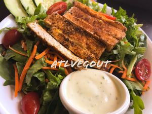 Blackened tofu salad  at Avocado Vegan Cafe in Alpharetta