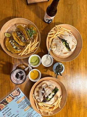 Tacos y Tortas  at Karuna Vegano in Tampico