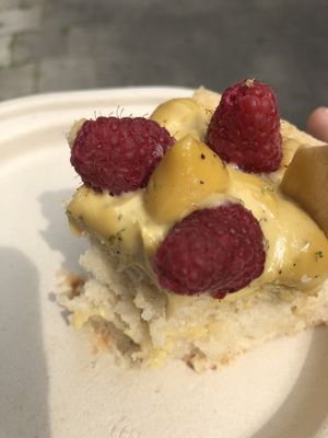 Good structure and lovely taste (I already had a bite before I took the photo 😀)  at Mozi Bakes - Pop Up in Amsterdam