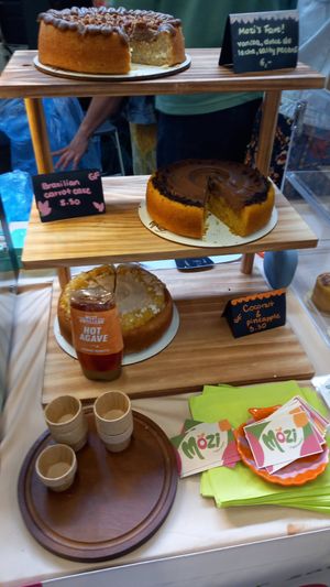 somw of their cakes at Mozi Bakes - Pop Up in Amsterdam