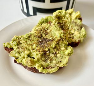 Avocado tartine  at Birch Bakery in Dubai