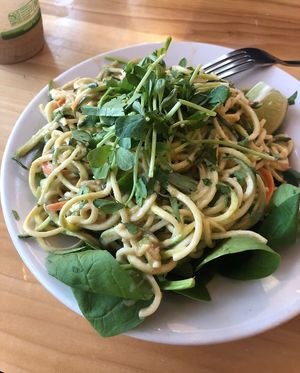 oodles of zoodles  at Seedz Cafe in St Louis