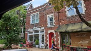 Building at Seedz Cafe in St Louis