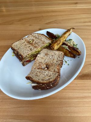 Delicious sauerkraut really makes this Ruben shine. So good   at Seedz Cafe in St Louis