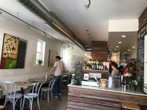 inside  at Seedz Cafe in St Louis