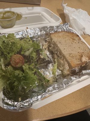 Half of The Famous Reuben (New) with a side saladd  at Seedz Cafe in St Louis