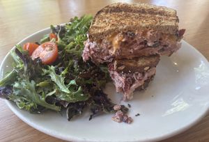 jacked chikin’ salad melt! at Seedz Cafe in St Louis