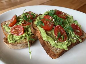 Avocado Toast at Seedz Cafe in St Louis