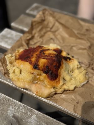 Feta and tomato parcel  at Lily Tree Bakery in Newcastle Upon Tyne