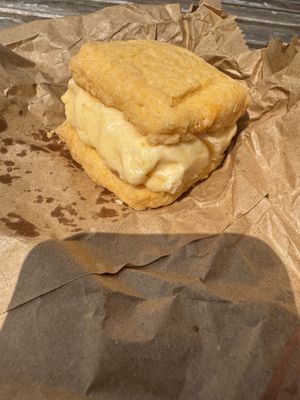 Custard cream  at Lily Tree Bakery in Newcastle Upon Tyne