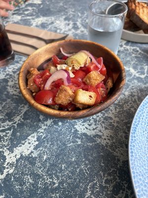 Side salad    at Grazie in Sheffield