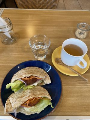 pita sandwich   at Kitten Company in Kyoto