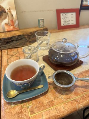 Orange spiced tea  at Kitten Company in Kyoto