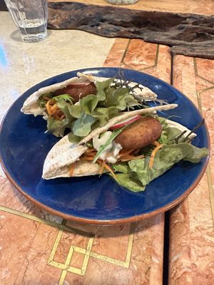 Pita sandwich   at Kitten Company in Kyoto