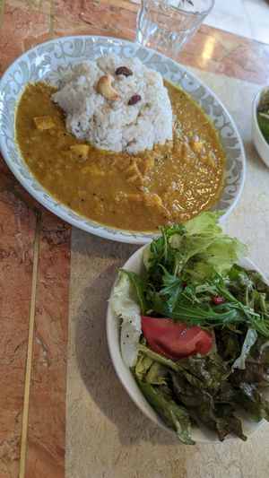 Curry set at Kitten Company in Kyoto