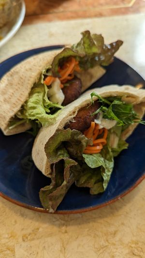 Pita sandwich at Kitten Company in Kyoto