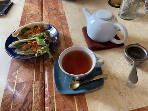 Earl grey tea  #Veganuary at Kitten Company in Kyoto