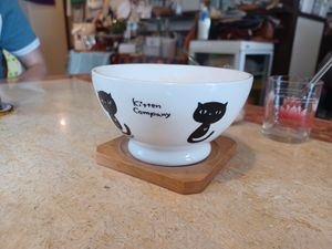 Bowl of tea at Kitten Company in Kyoto