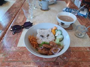 Stir fry at Kitten Company in Kyoto