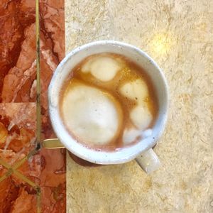 Soy cocoa (AMAZING) at Kitten Company in Kyoto