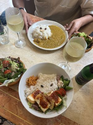 lovely place with good vegan food.   at Kitten Company in Kyoto