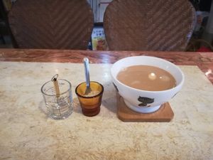 Soy Chai Tea at Kitten Company in Kyoto