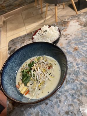 Green curry  at Samurai Sushi in Banska Bystrica