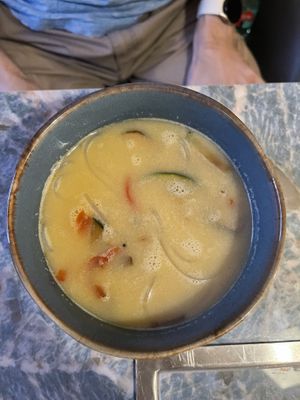 Tom yum  at Samurai Sushi in Banska Bystrica