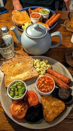 Vegan breakfast at The Queens Hotel in Lytham St Annes