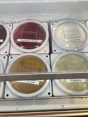 Ice cream case - sorbet at Beacon Creamery in Beacon