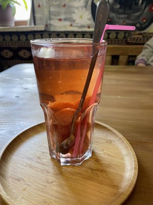 Homemade Compote   at Kessane in Akhaltsikhe