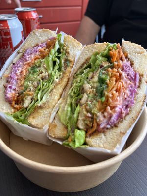 Sando tofu teriyaki  🌱   at O Sando in Mons