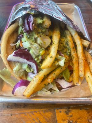 The gyro is huge!  at Spitz in Bozeman