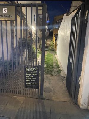The entrance from the street  at Street Vegano - Cafe Restaurante in Cusco