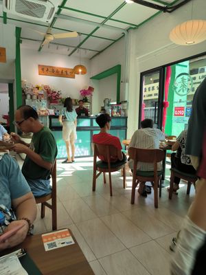 Cozy place at Greenbite Veggie Cafe in Malacca